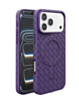 Woven Pattern MagSafe Case for iPhone 17 Pro / 18 Pro (PURPLE) (Only Ground Shipping)