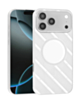 Magnetic Mirror Phone Case with Wireless Charging for iPhone 17 Pro / 18 Pro (WHITE) (Only Ground Shipping)