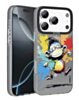 Animal Graffiti Design Wireless Charging Case for iPhone 17 Pro / 18 Pro (STAR POWER HERO) (Only Ground Shipping)