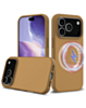 Soft Solid Silicone Case with Wireless Charging for iPhone 17 Pro / 18 Pro (BROWN) (Only Ground Shipping)