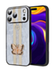 Luxury Printed Ring Holder Case for iPhone 17 Pro Max / 18 Pro Max (WHITE BUTTERFLY) (Only Ground Shipping)