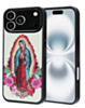 Printing Aluminum Plate Case for iPhone 17 Pro Max / 18 Pro Max (Guadalupe Roses) (Only Ground Shipping)