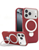 Silicone Magnetic Ring Stand Case for iPhone 17 Pro Max / 18 Pro Max (Burgundy) (Only Ground Shipping)