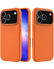 Soft Solid Silicone Case for iPhone 17 Pro Max / 18 Pro Max (ORANGE) (Only Ground Shipping)
