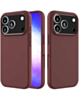 Soft Solid Silicone Case for iPhone 17 Pro Max / 18 Pro Max (Burgundy) (Only Ground Shipping)