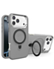 Support Heavy Duty Case with Wireless Charging Kickstand (Gray) for iPhone 17 Pro Max / 18 Pro Max (Only Ground Shipping)