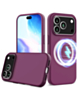 Soft Solid Silicone Case with Wireless Charging for iPhone 17 Pro Max / 18 Pro Max (MAROON) (Only Ground Shipping)