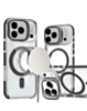 Thin Magnetic Clear Case with Camera Stand Kickstand (Black) for iPhone 17 Pro Max / 18 Pro Max (Only Ground Shipping)