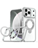 Transparent Wireless Charging Kickstand Case (Clear) for iPhone 17 Pro Max / 18 Pro Max (Only Ground Shipping)
