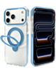 Transparent Magnetic Case with Kickstand (Glacier) for iPhone 17 Pro Max / 18 Pro Max (Only Ground Shipping)
