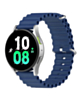 Ocean Band Silicone Sport Strap Band with Double Metal Rings for Galaxy Watch (20mm) (NAVY BLUE) (Only Ground Shipping)