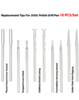 2UUL DA82 Replacement Tips for 2UUL Polish Drill Pen (10 Pcs Set)