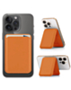 Magnetic Leather Phone Wallet Stand with IC Chip (ORANGE) (Only Ground Shipping)