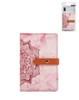 Universal Back Phone Datura Flower Leather Card Slot (PINK) (Only Ground Shipping)
