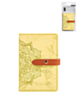 Universal Back Phone Datura Flower Leather Card Slot (YELLOW) (Only Ground Shipping)