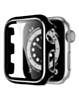 iWatch 42mm Shinny Hard PC Bumper Case - BLACK & SILVER (Only Ground Shipping)
