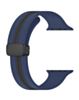 MagStripe Dual Color Magnetic Silicone Band (Midnight Blue & Black) for iWatch (42 / 44 / 45 / 46 / 49mm) (Only Ground Shipping)