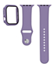 Silicone Soft Band with Tempered Glass - LIGHT PURPLE for iWatch 42mm (2024) (Only Ground Shipping)