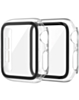 iWatch 42mm (2024) Hard PC Bumper Case with Tempered Glass - CLEAR (Only Ground Shipping)