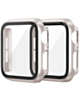 iWatch 42mm (2024) Hard PC Bumper Case with Tempered Glass - GOLD (Only Ground Shipping)