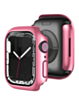 iWatch 45mm Hard PC Bumper Case with Tempered Glass - PINK (Only Ground Shipping)