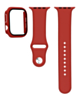Silicone Soft Band with Tempered Glass - RED for iWatch 46mm (Only Ground Shipping)