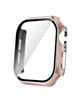 iWatch 46mm (2024) Shinny Hard PC Bumper Case - PINK & SILVER (Only Ground Shipping)