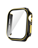 iWatch 46mm (2024) Shinny Hard PC Bumper Case - BLACK & GOLD (Only Ground Shipping)