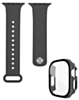 iWatch 49mm Silicone Soft Band & Bumper Case with Tempered Glass - DARK GREEN (Only Ground Shipping)