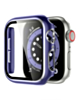 iWatch 49mm Shinny Hard PC Bumper Case - BLUE & SILVER (Only Ground Shipping)