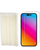 Clear Tempered Glass for iPhone 15 Plus / 15 Pro Max (2.5D / 50 Pcs in Bulk)