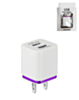 Dual USB-A Wall Adapter Power Adapter (5W) (Only Ground Shipping)