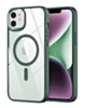 Shiny Magnetic Clear Cases - GREEN for iPhone 11 (Only Ground Shipping)