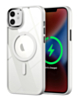 Shiny Magnetic Clear Cases - WHITE for iPhone 11 (Only Ground Shipping)