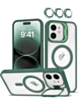 Transpalet Silicone case & Camera stand with Camera Lens - DARK GREEN for iPhone 11 (Only Ground Shipping)