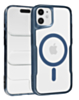 Glossy & Transparent Magnetic Case - DARK BLUE for iPhone 11 (Only Ground Shipping)