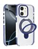 Transparent Case with Wireless Charging Kickstand (BLUE) for iPhone 11 (Only Ground Shipping)