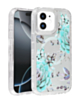 Flower Design Transparent Case with Wireless Charger - Style 8 for iPhone 11 (Only Ground Shipping)