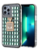 Crystal Stones Case with Perfume Adornment - LIME GREEN for iPhone 7G / 8G / SE 2020 (Only Ground Shipping)