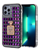 Crystal Stones Case with Perfume Adornment - PURPLE for iPhone 8P / 7P (Only Ground Shipping)
