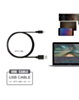 Esoulk USB A-C Round Charging Cable (BLACK) (5ft) (15W) (Only Ground Shipping)