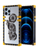 Square Case with Mirror Design - Style 1 for iPhone 12 Pro Max (Only Ground Shipping)