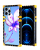 Square Case with BLUE Light Design - 2 for iPhone 12 Pro Max (Only Ground Shipping)