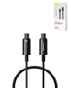 BASEUS PD 3.1 USB C-C Tungsten Gold Fast Charging Data Cable (BLACK) (240w) (3ft) (Only Ground Shipping)
