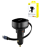 BASEUS Enjoyment Pro Car Charger with Built in USB-C Cable (60w) (Only Ground Shipping)