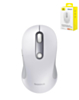 BASEUS F02 Ergonomic Wireless Mouse Bluetooth (MOON WHITE) (Only Ground Shipping)