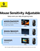 BASEUS F02 Ergonomic Wireless Mouse Bluetooth (COSMIC BLACK) (Only Ground Shipping)