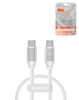 Toocki USB C-C Crystal Fast Braided Charging Data Cable (WHITE) (3ft) (100W) (Only Ground Shipping)