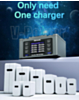 MECHANIC V-Power 8 Pro (110W) 8-Ports (7x USB A / 1X USB C) Digital Display High Power Quick Charger (Only Ground Shipping)
