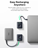 BASEUS EnerFill FW11 Portable Wireless Charger with Built-in Cable for iWatch (5W) (1640mAh) (BLACK) (Only Ground Shipping)